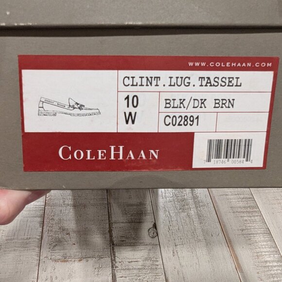 Cole Haan Clint Lug Tassel Loafer (Men's Size 10w) - Picture 4 of 13